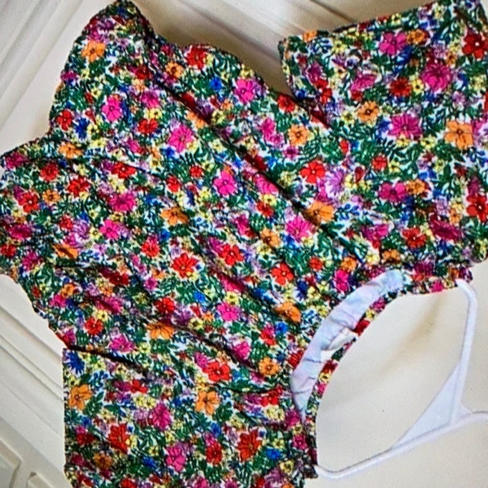 Perfect for vibrant bright design floral blouse